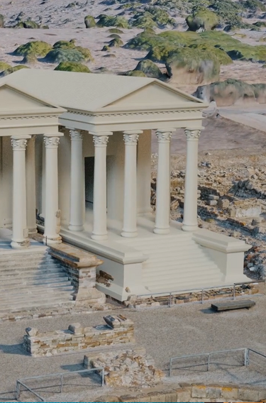 Documentaire <em>BELO3D. Baelo Claudia, 100 ans de fouilles archéologiques et d'études architecturales</em>