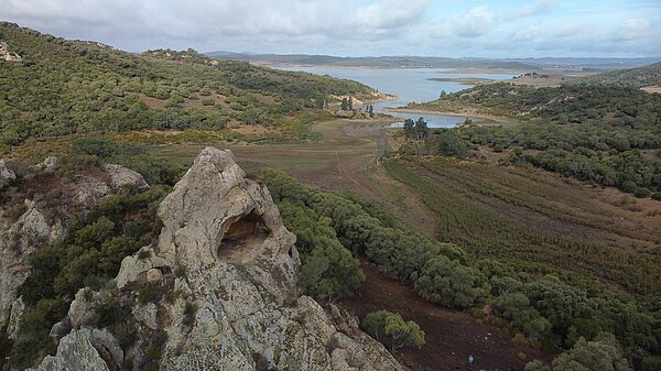 Vue générale du site de Las Herrizas